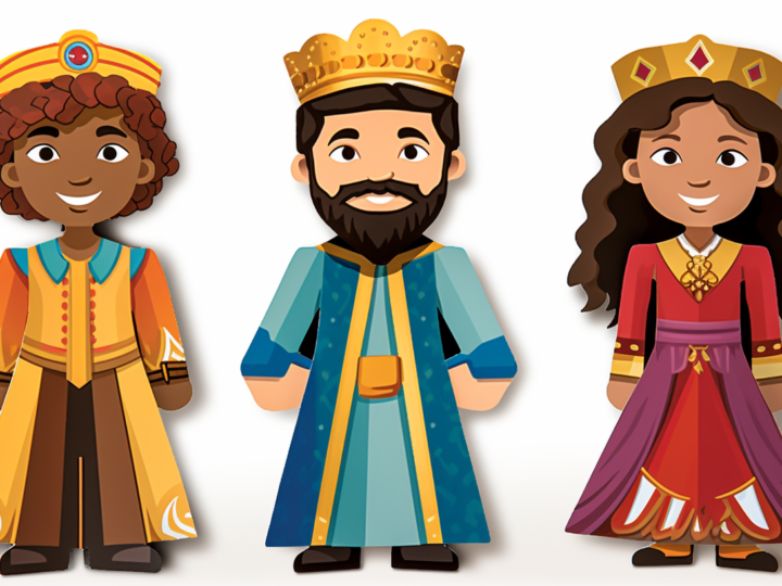 Reyes Imprimibles: Explorando la Biblia con Personajes Bíblicos en 2D