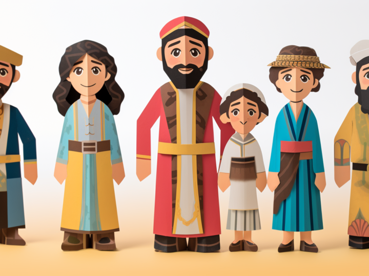Personajes Bíblicos en Puppets: Recorta e Imprime Tu Propia Aventura