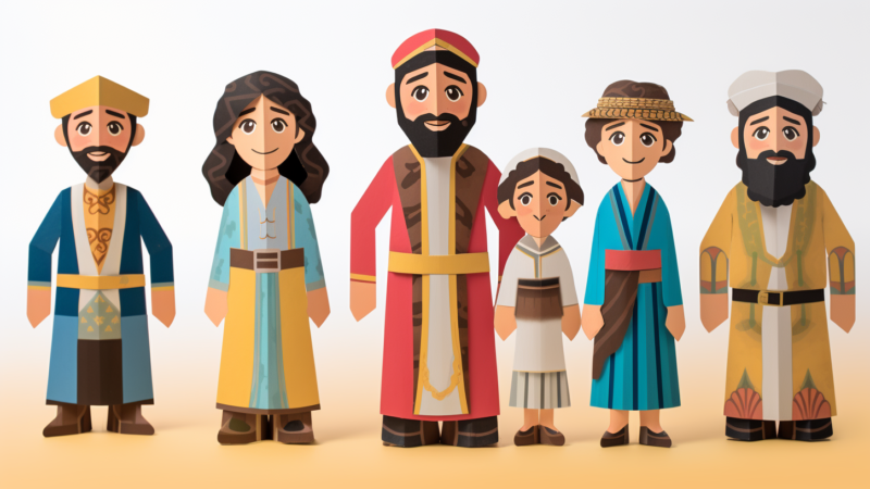 Personajes Bíblicos en Puppets: Recorta e Imprime Tu Propia Aventura